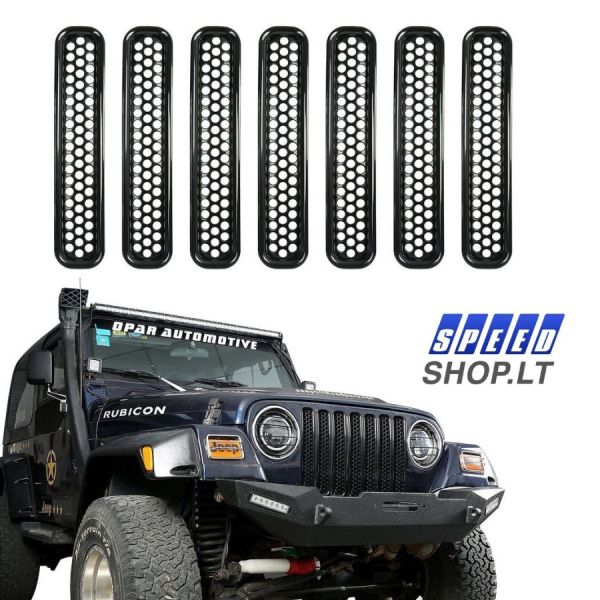 Jeep Wrangler Rubicon Sahara grotelės